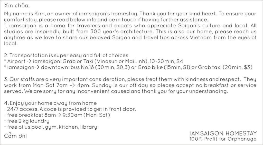 Iam Saigon Homestay 胡志明市 外观 照片